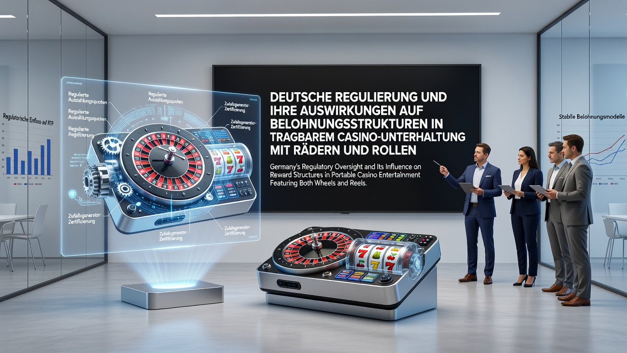 Übersicht über deutsche Glücksspielregulierungen und mobile Casino-Plattformen mit Rädern und Walzen
