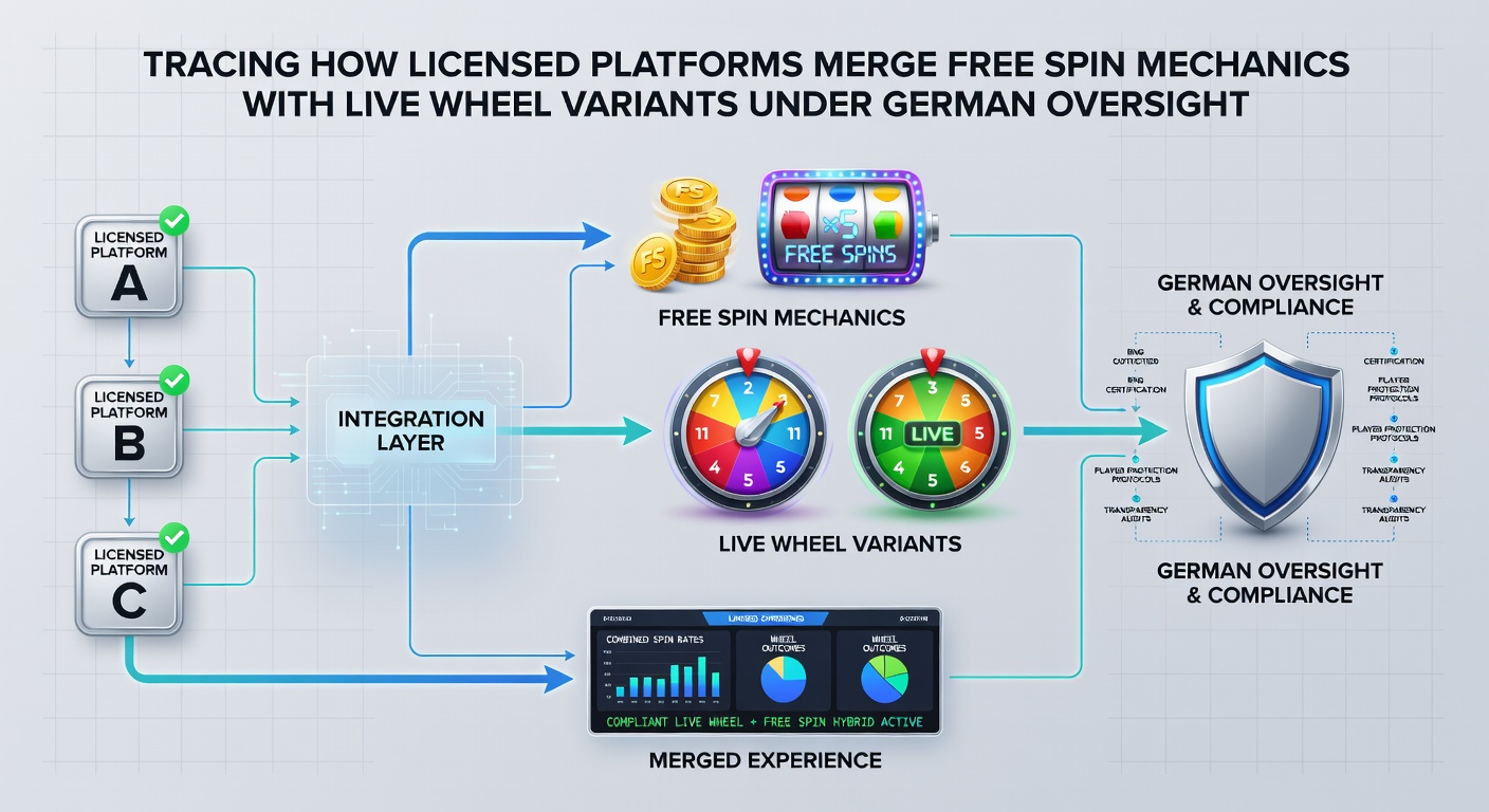 Technische Fusion von Free-Spins und Live-Rädern auf regulierten Plattformen